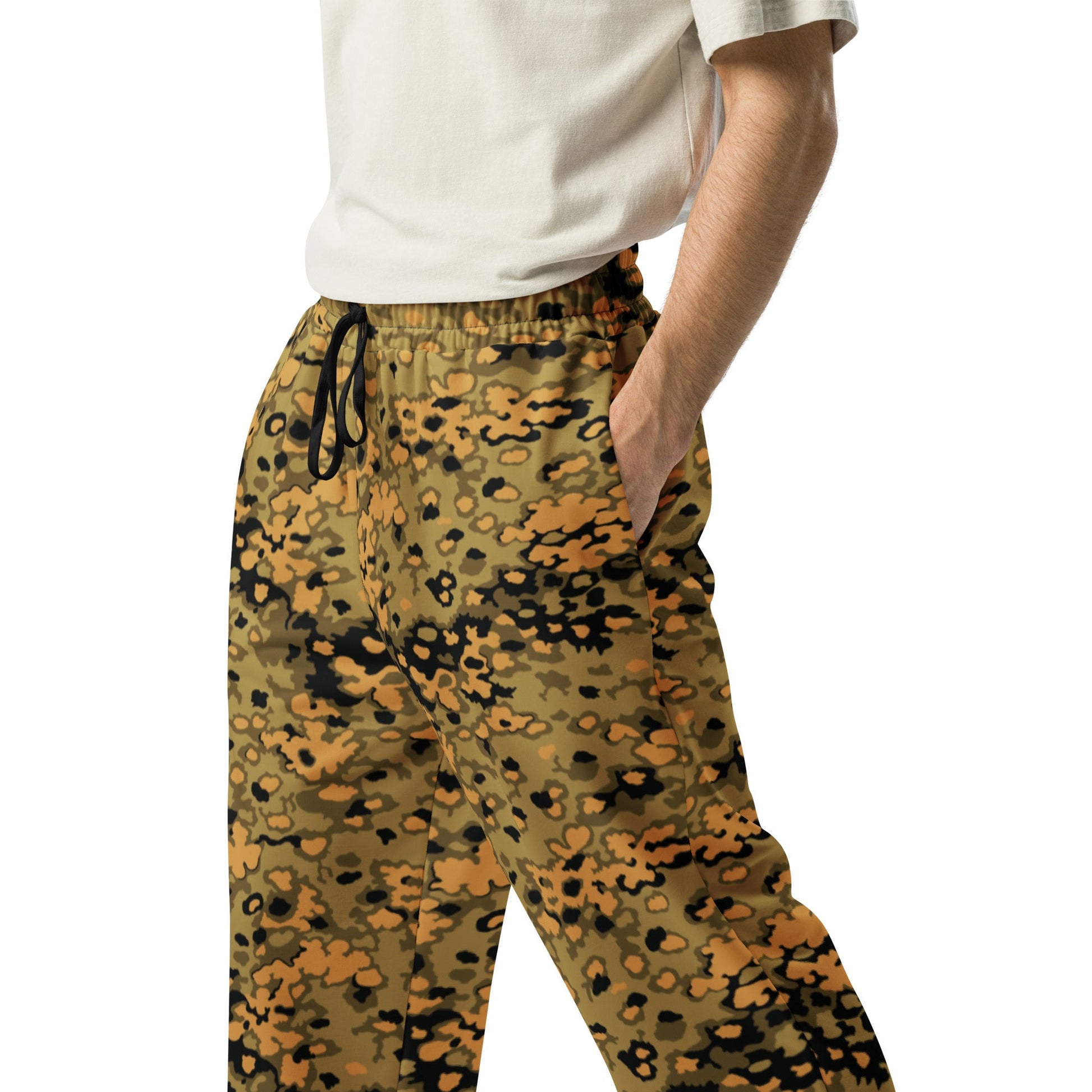 German Oak Leaf Eichenlaubmuster Autumn CAMO Wide-leg joggers - Joggers