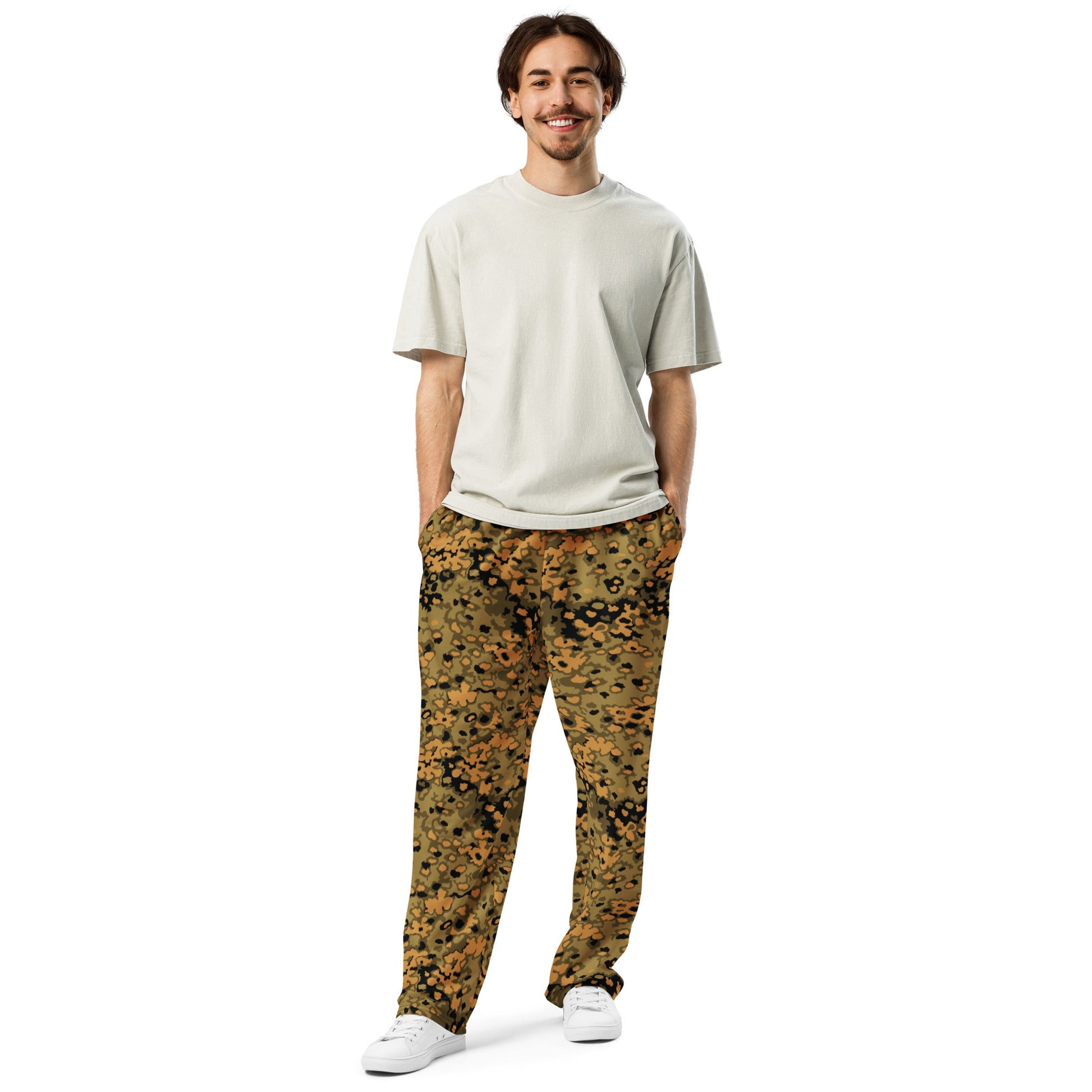 German Oak Leaf Eichenlaubmuster Autumn CAMO Wide-leg joggers - Joggers