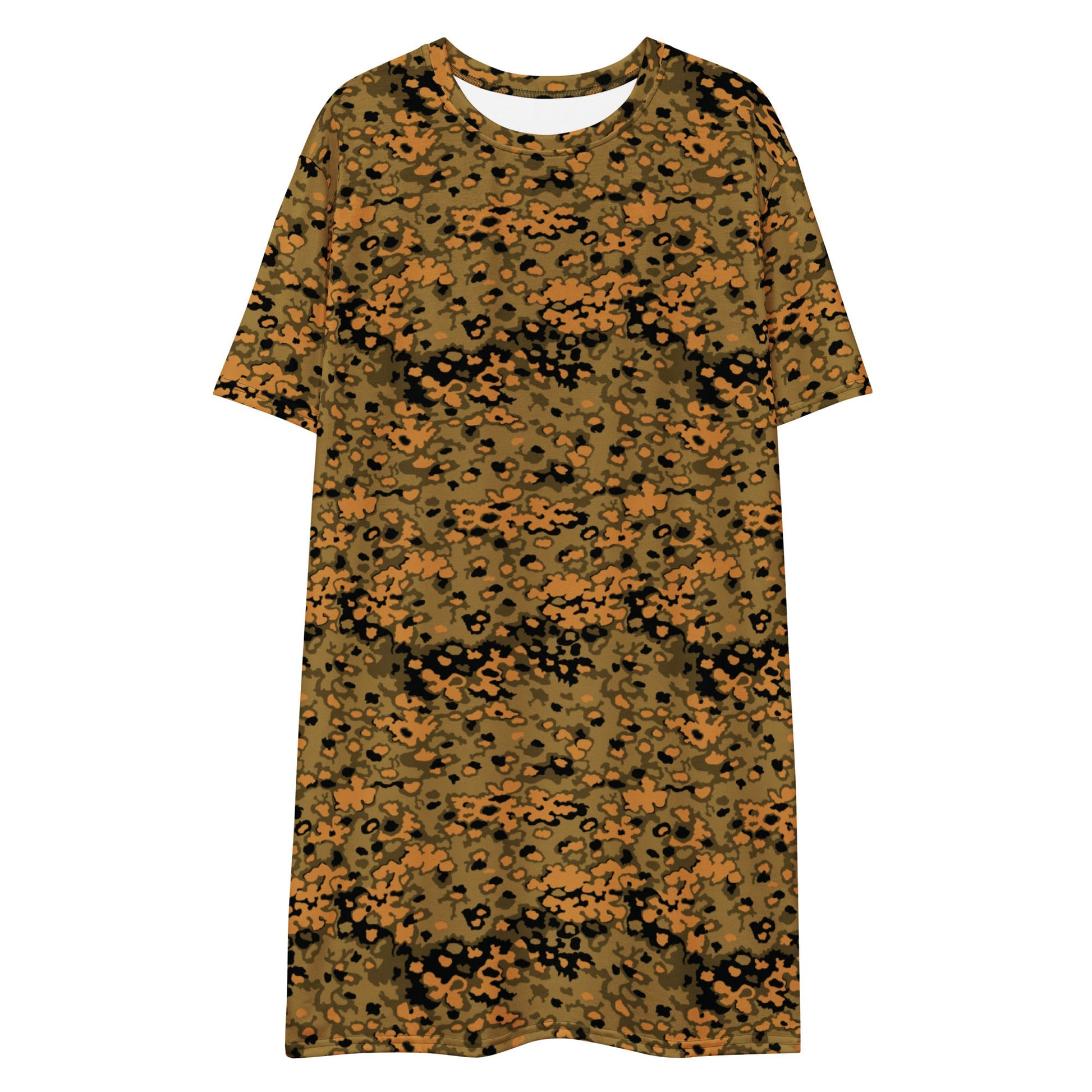 German Oak Leaf Eichenlaubmuster Autumn CAMO Womens T-Shirt Dress