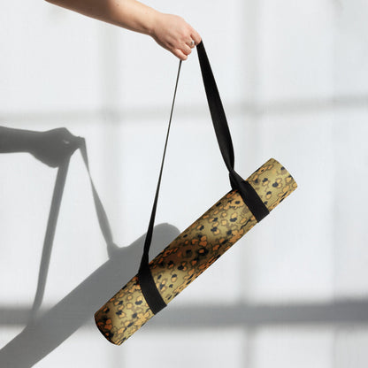 German Oak Leaf Eichenlaubmuster Autumn CAMO Yoga Mat