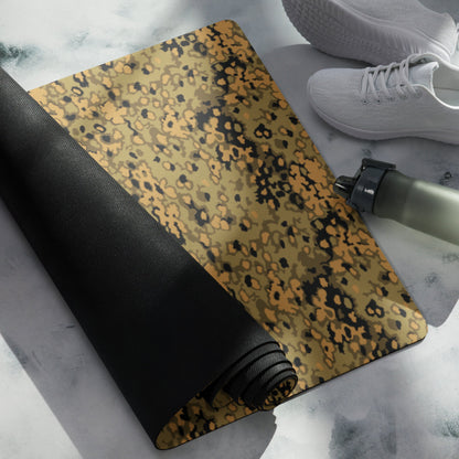 German Oak Leaf Eichenlaubmuster Autumn CAMO Yoga Mat