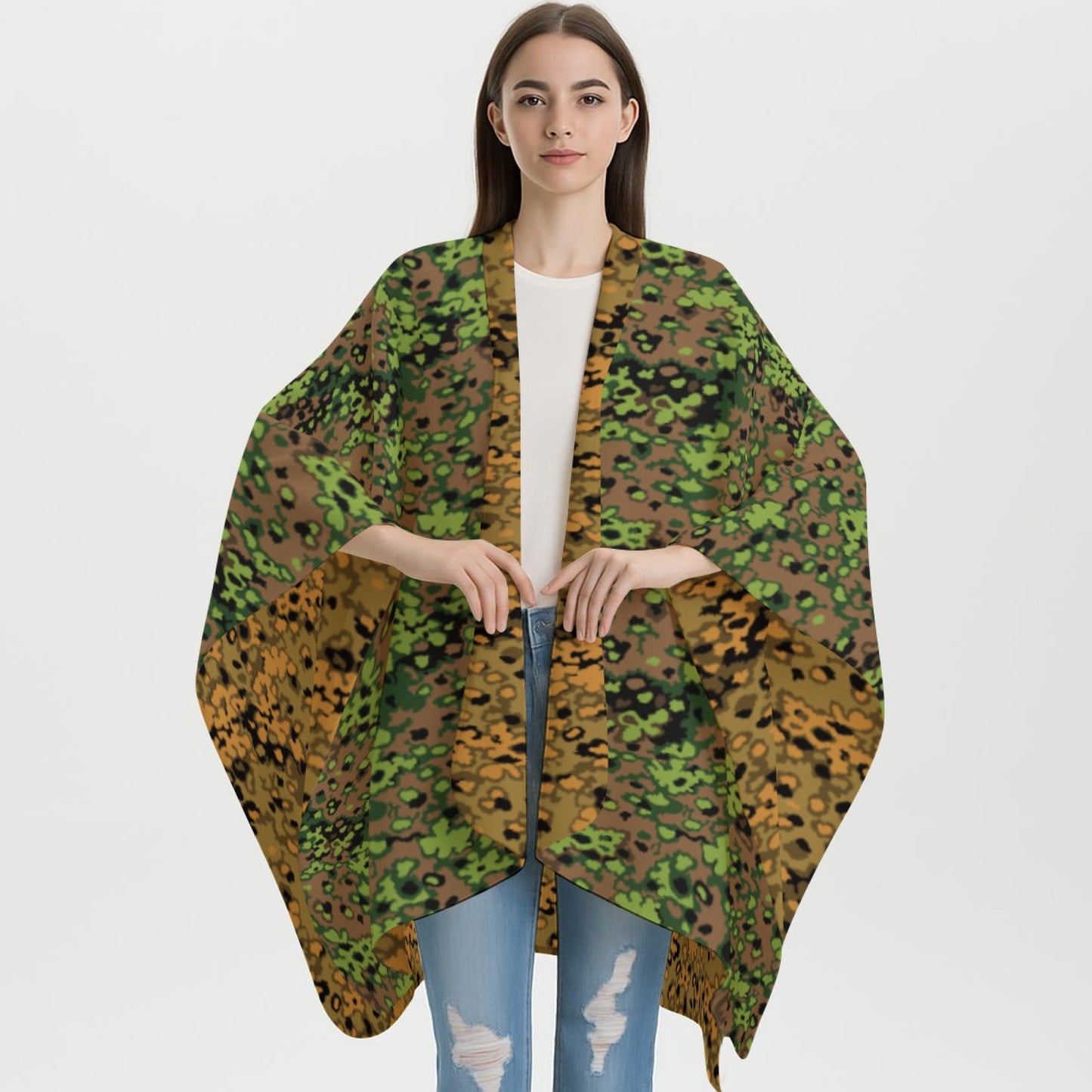 German Oak Leaf Eichenlaubmuster CAMO Recon Wrap - M / White - Wraps