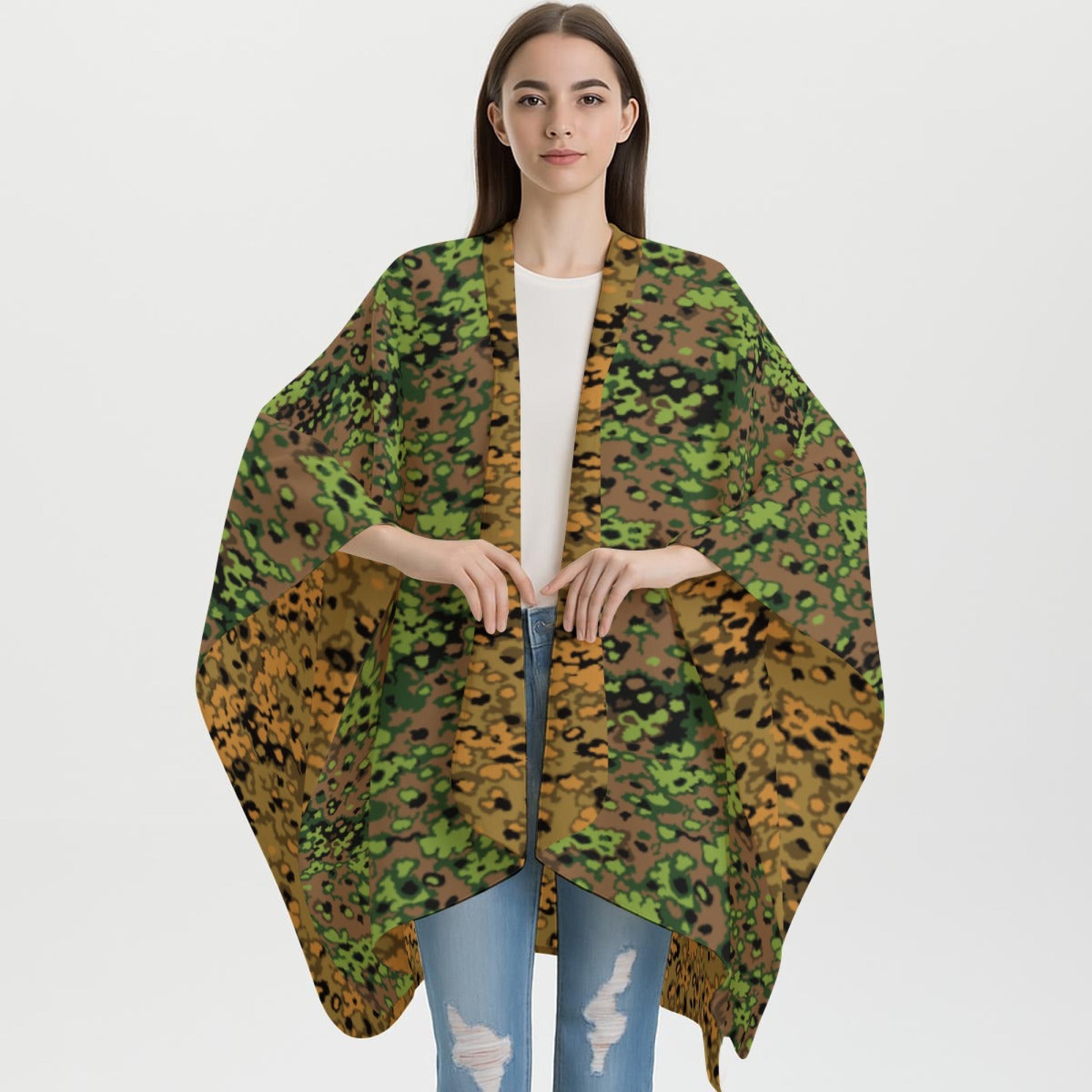 German Oak Leaf Eichenlaubmuster CAMO Recon Wrap - M / White - Wraps