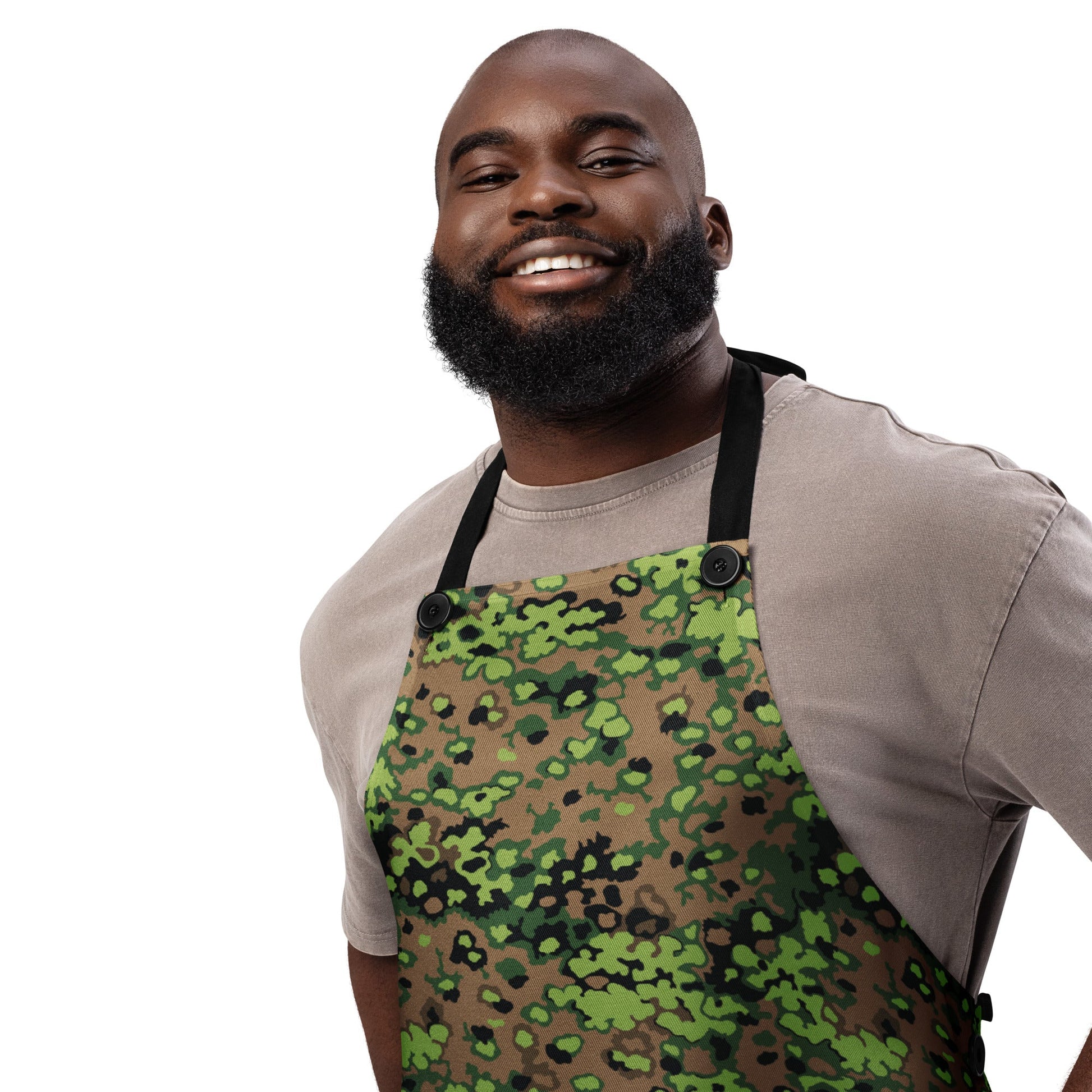 German Oak Leaf Eichenlaubmuster Spring CAMO Apron