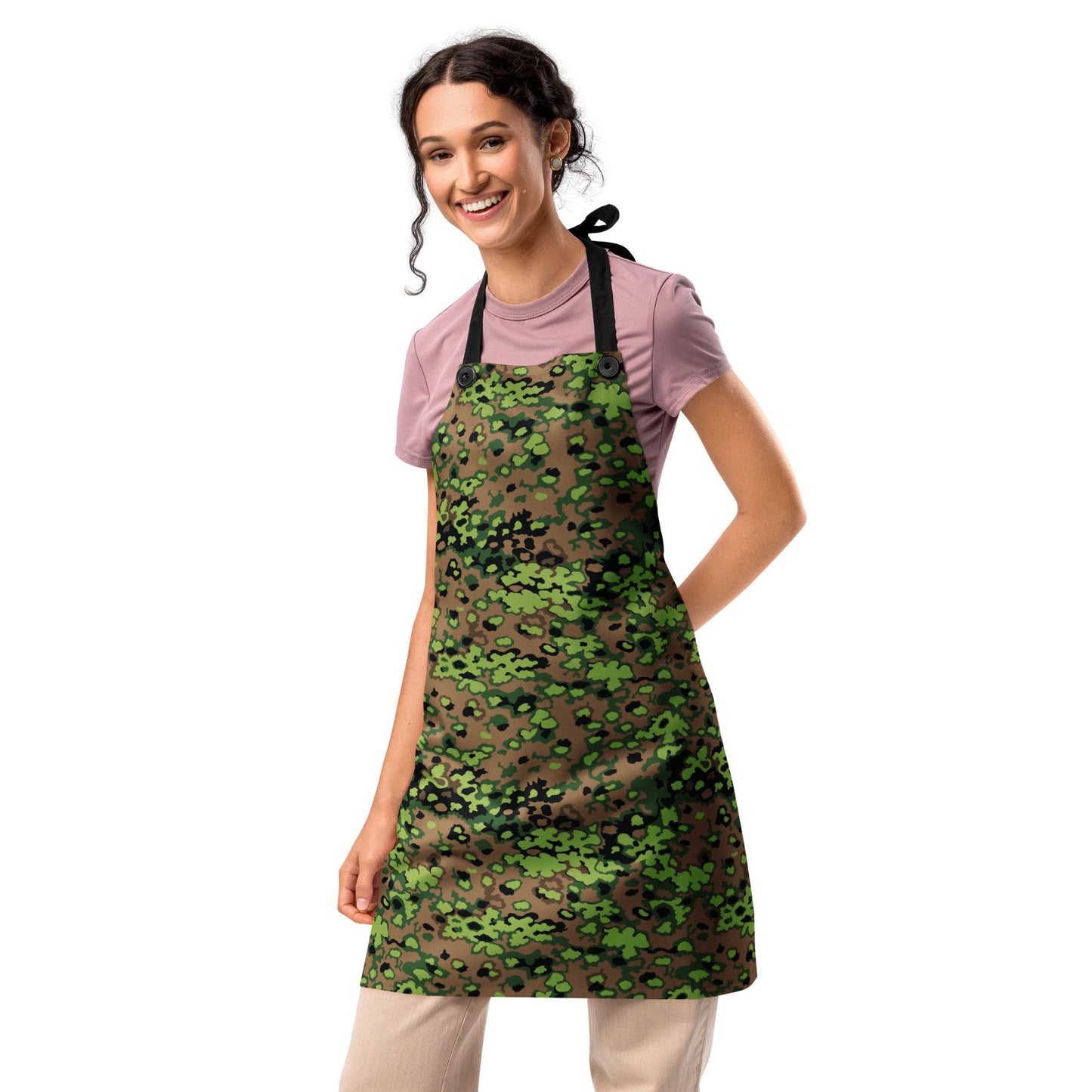 German Oak Leaf Eichenlaubmuster Spring CAMO Apron