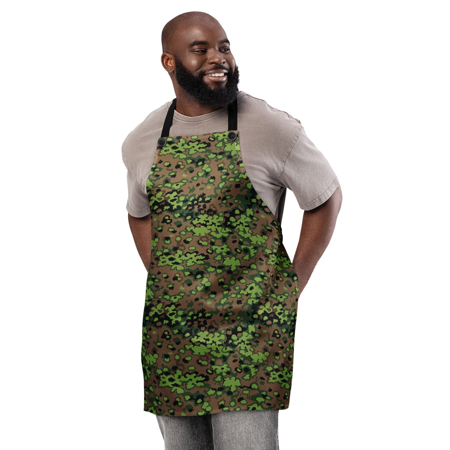 German Oak Leaf Eichenlaubmuster Spring CAMO Apron