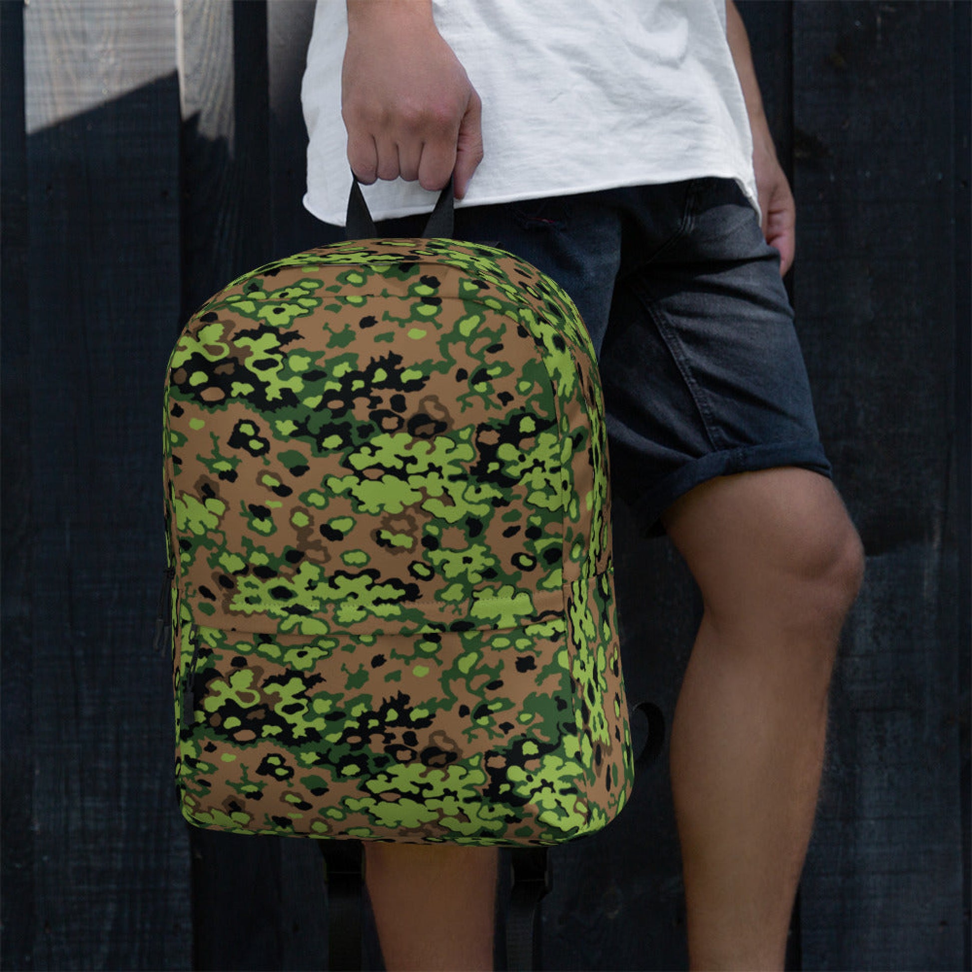 German Oak Leaf Eichenlaubmuster Spring CAMO Backpack