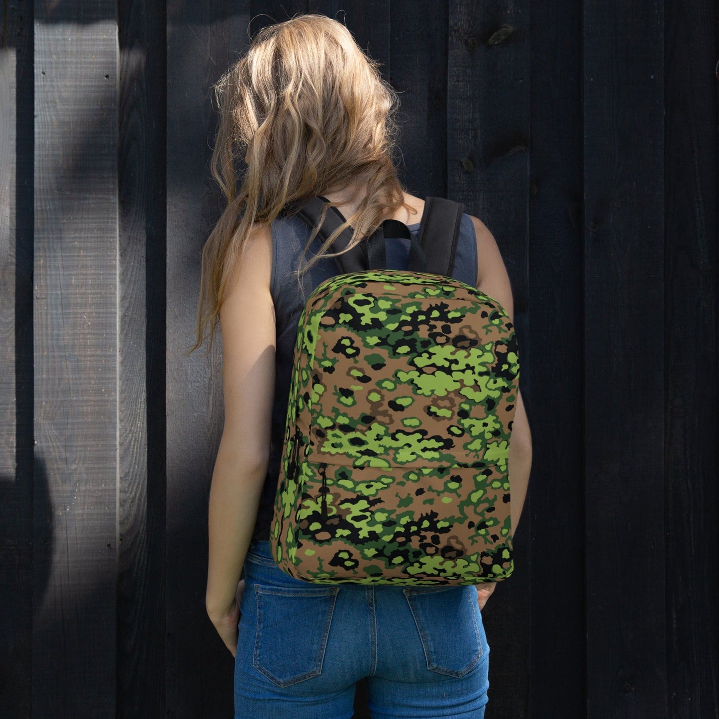 German Oak Leaf Eichenlaubmuster Spring CAMO Backpack - Backpacks