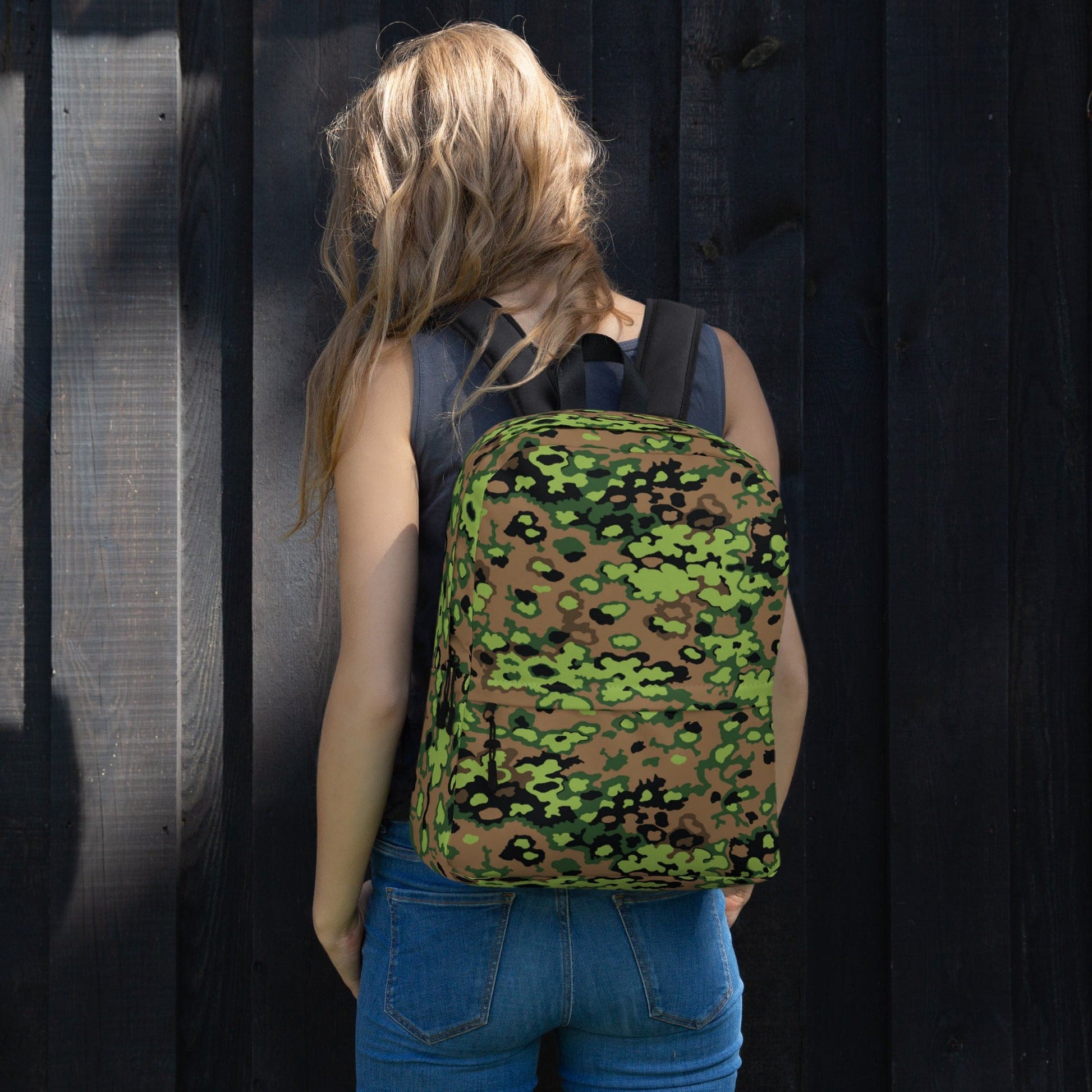 German Oak Leaf Eichenlaubmuster Spring CAMO Backpack - Backpacks