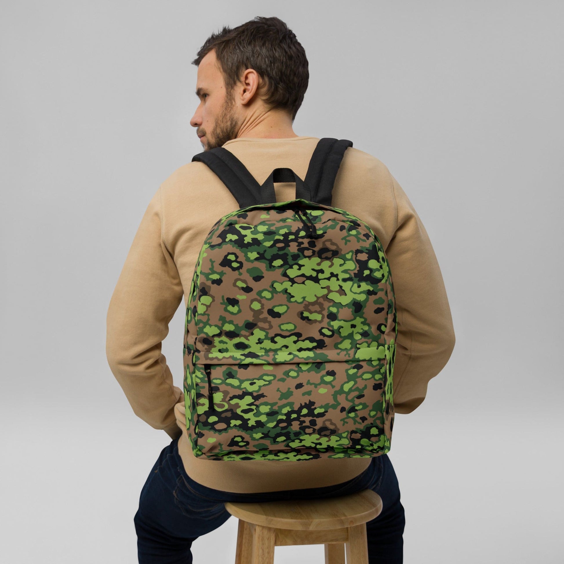 German Oak Leaf Eichenlaubmuster Spring CAMO Backpack - Backpacks