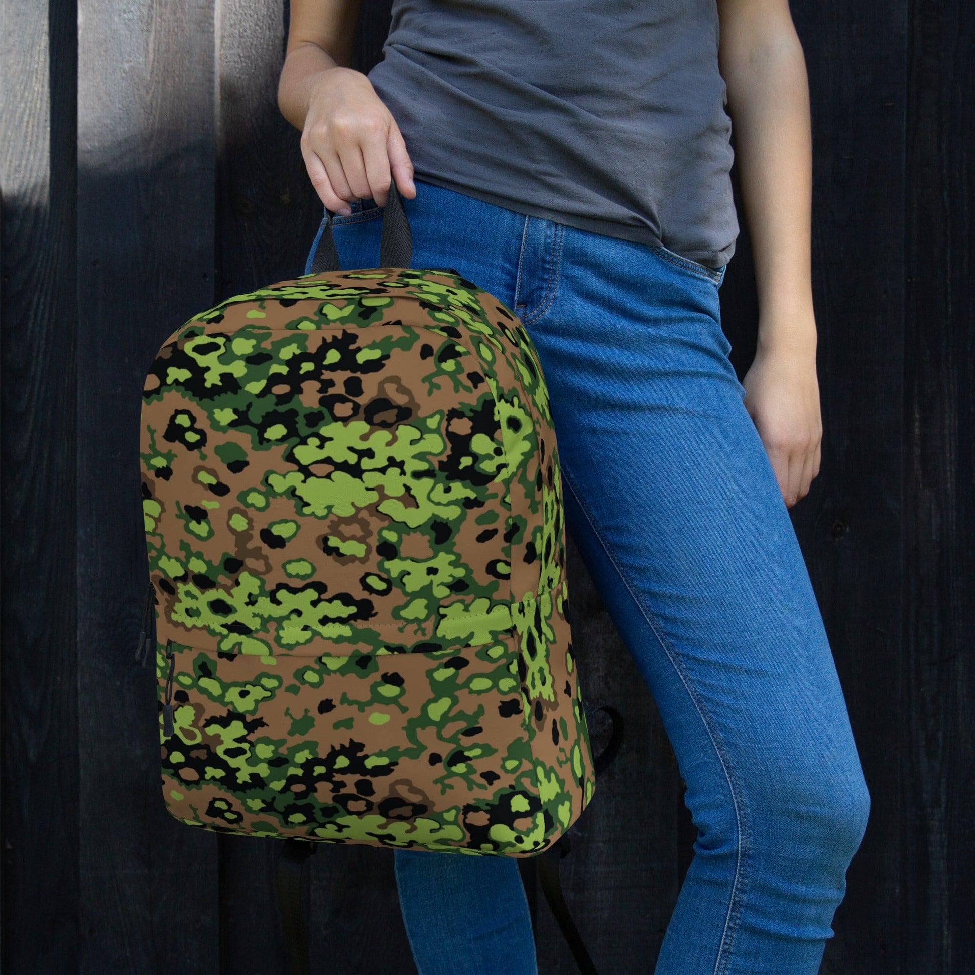 German Oak Leaf Eichenlaubmuster Spring CAMO Backpack - Backpacks