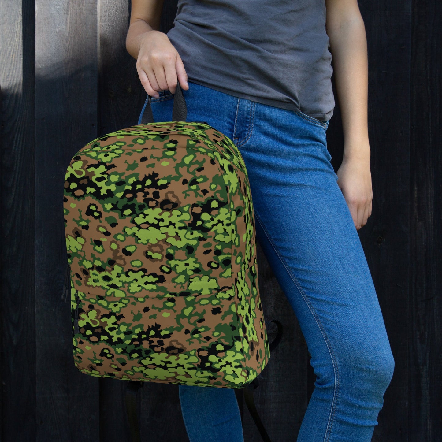 German Oak Leaf Eichenlaubmuster Spring CAMO Backpack