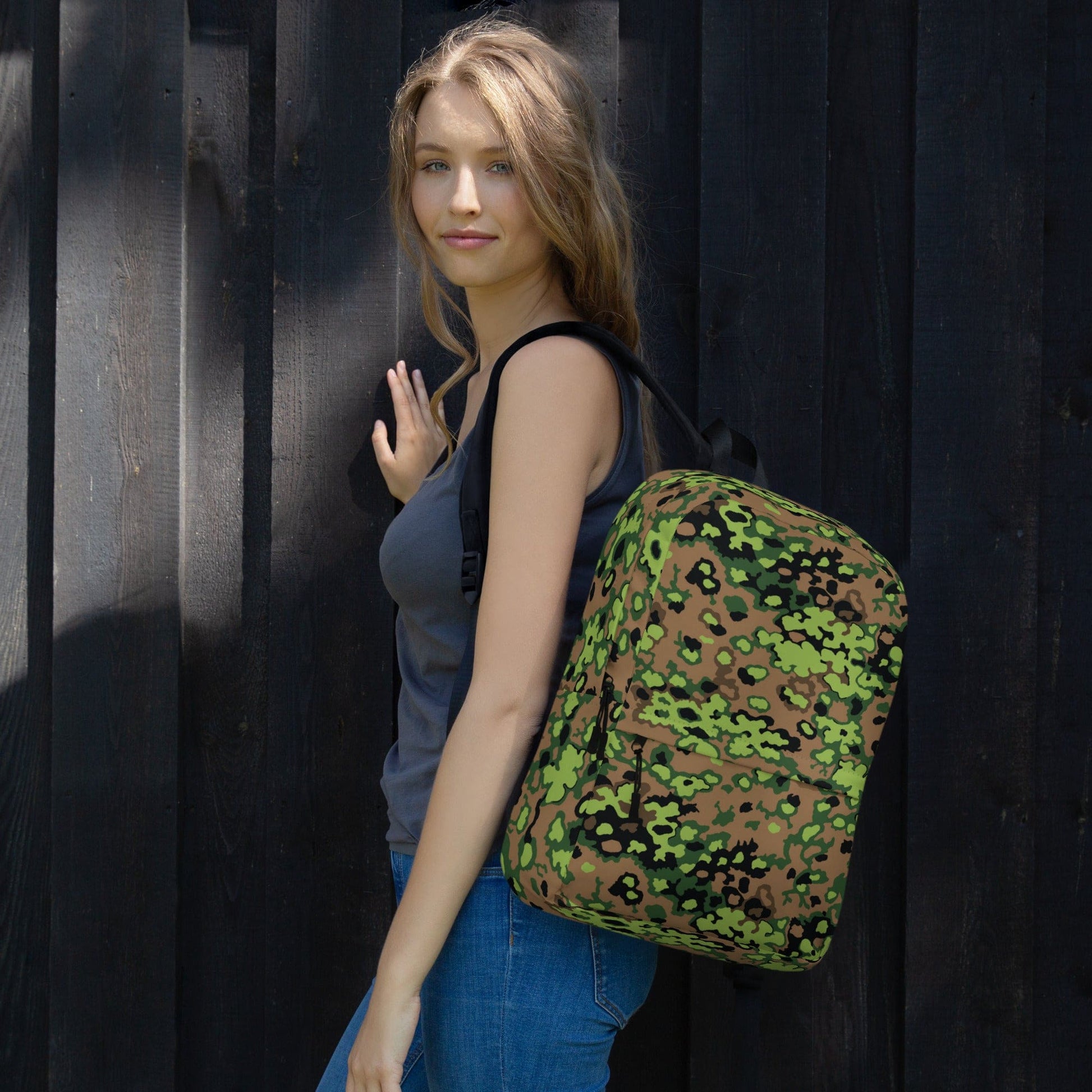 German Oak Leaf Eichenlaubmuster Spring CAMO Backpack - Backpacks