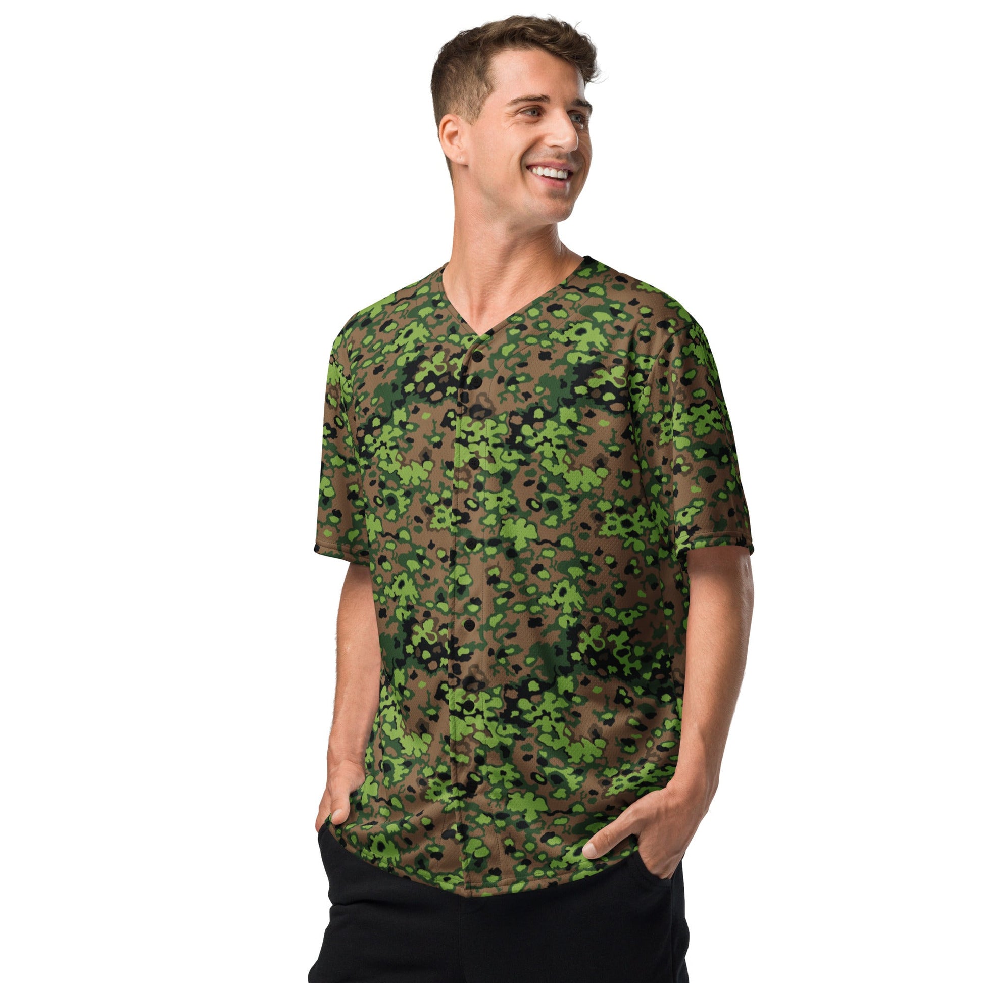 German Oak Leaf Eichenlaubmuster Spring CAMO baseball jersey - Baseball Jerseys
