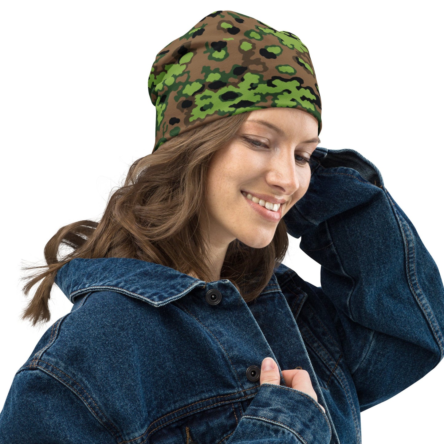 German Oak Leaf Eichenlaubmuster Spring CAMO Beanie - Beanies
