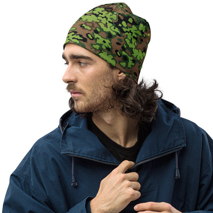 German Oak Leaf Eichenlaubmuster Spring CAMO Beanie - S