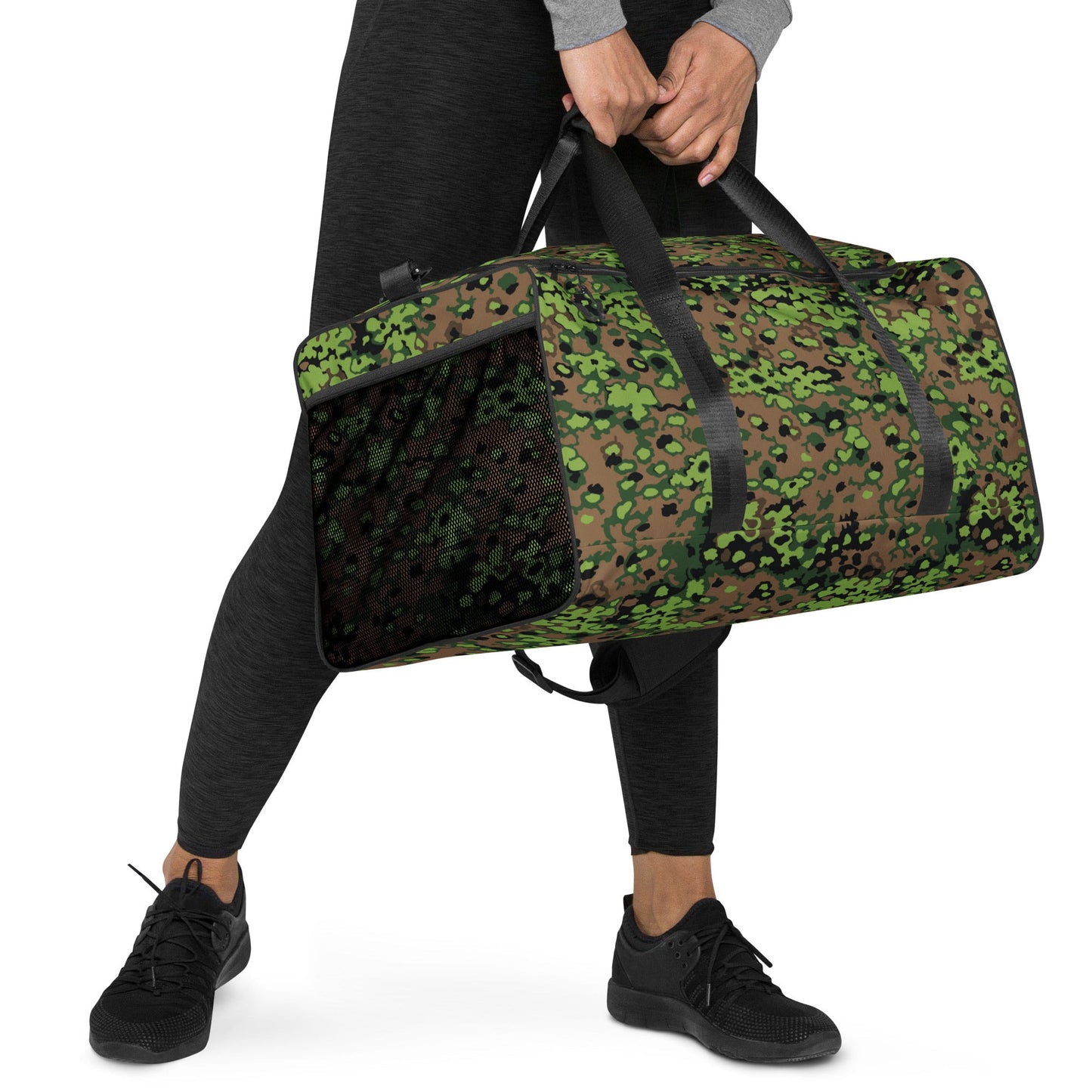 German Oak Leaf Eichenlaubmuster Spring CAMO Duffle Bag