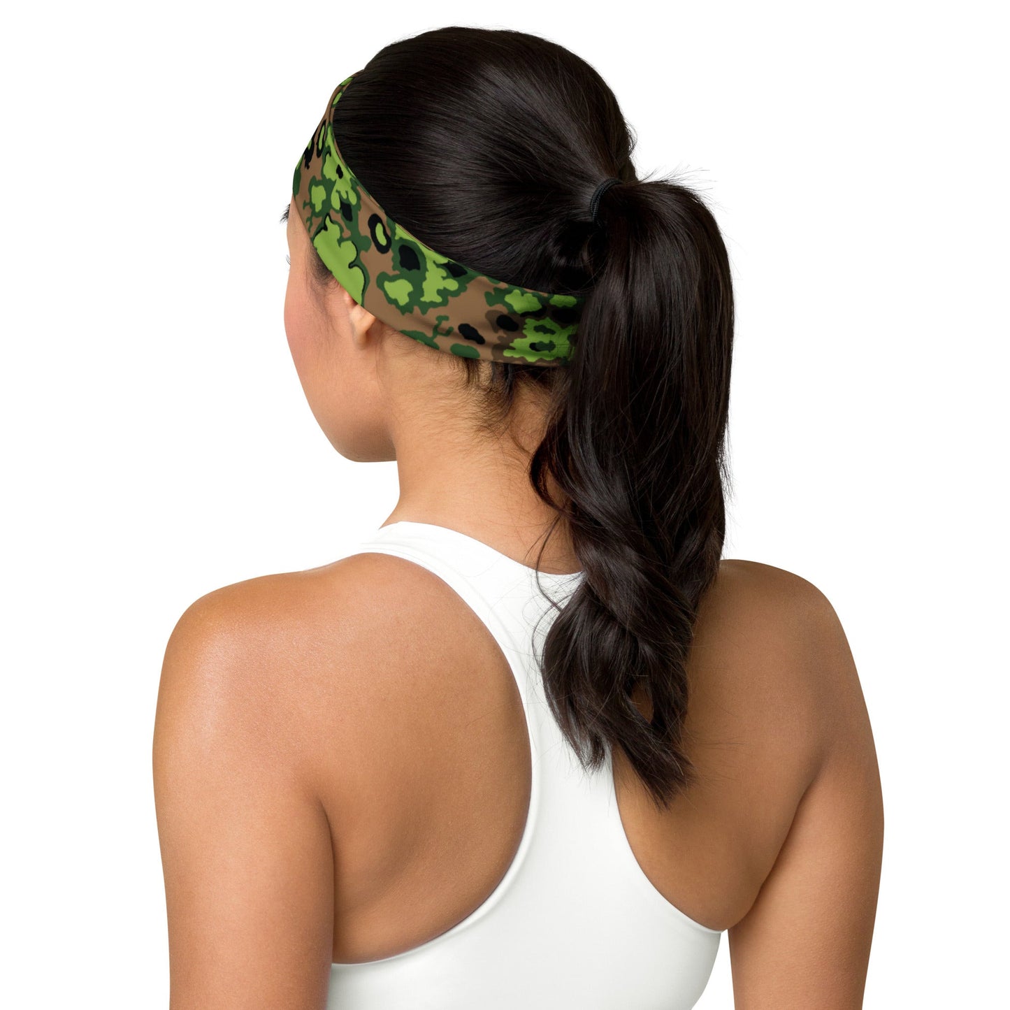 German Oak Leaf Eichenlaubmuster Spring CAMO Headband