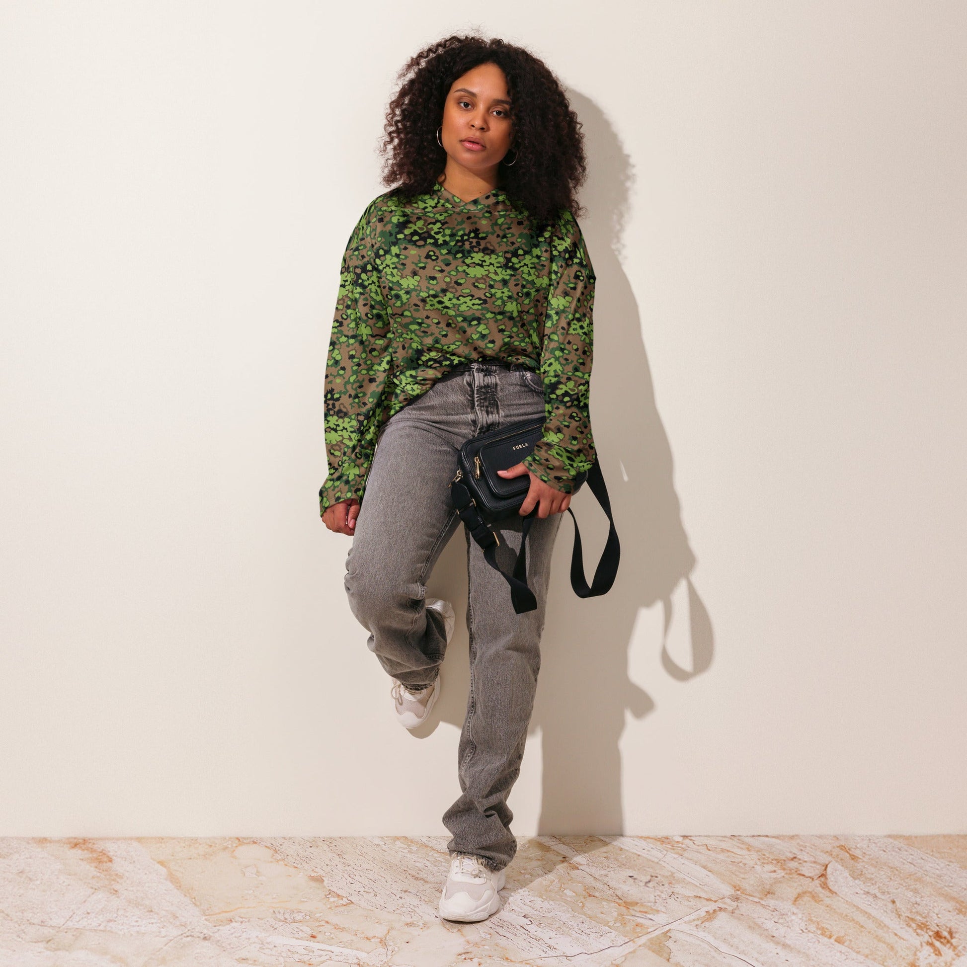 German Oak Leaf Eichenlaubmuster Spring CAMO hockey fan jersey Hockey Jerseys