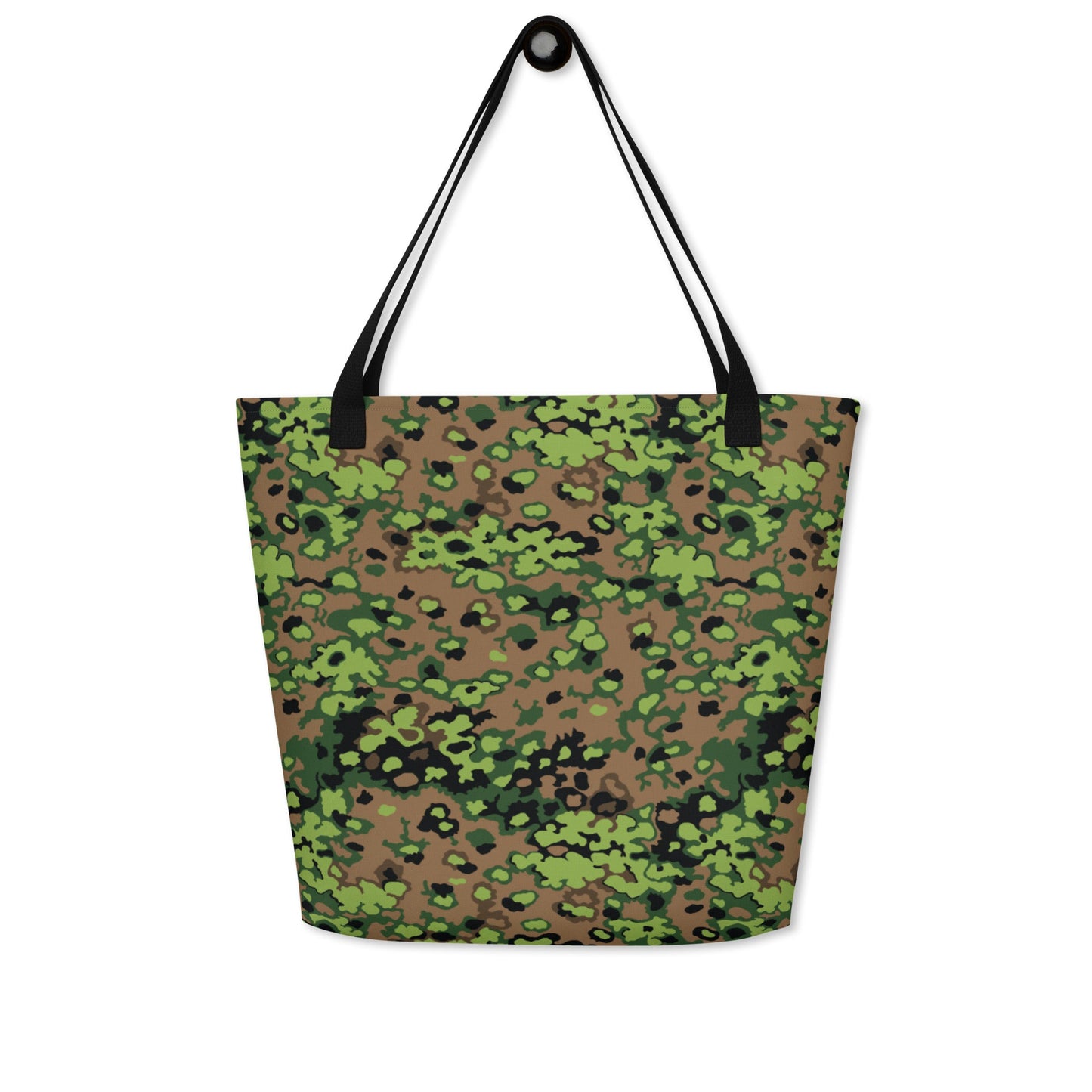 German Oak Leaf Eichenlaubmuster Spring CAMO Large Tote Bag