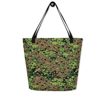 German Oak Leaf Eichenlaubmuster Spring CAMO Large Tote Bag