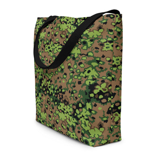 German Oak Leaf Eichenlaubmuster Spring CAMO Large Tote Bag