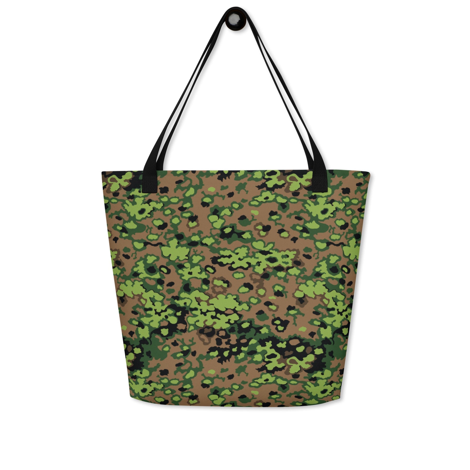 German Oak Leaf Eichenlaubmuster Spring CAMO Large Tote Bag