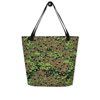 German Oak Leaf Eichenlaubmuster Spring CAMO Large Tote Bag