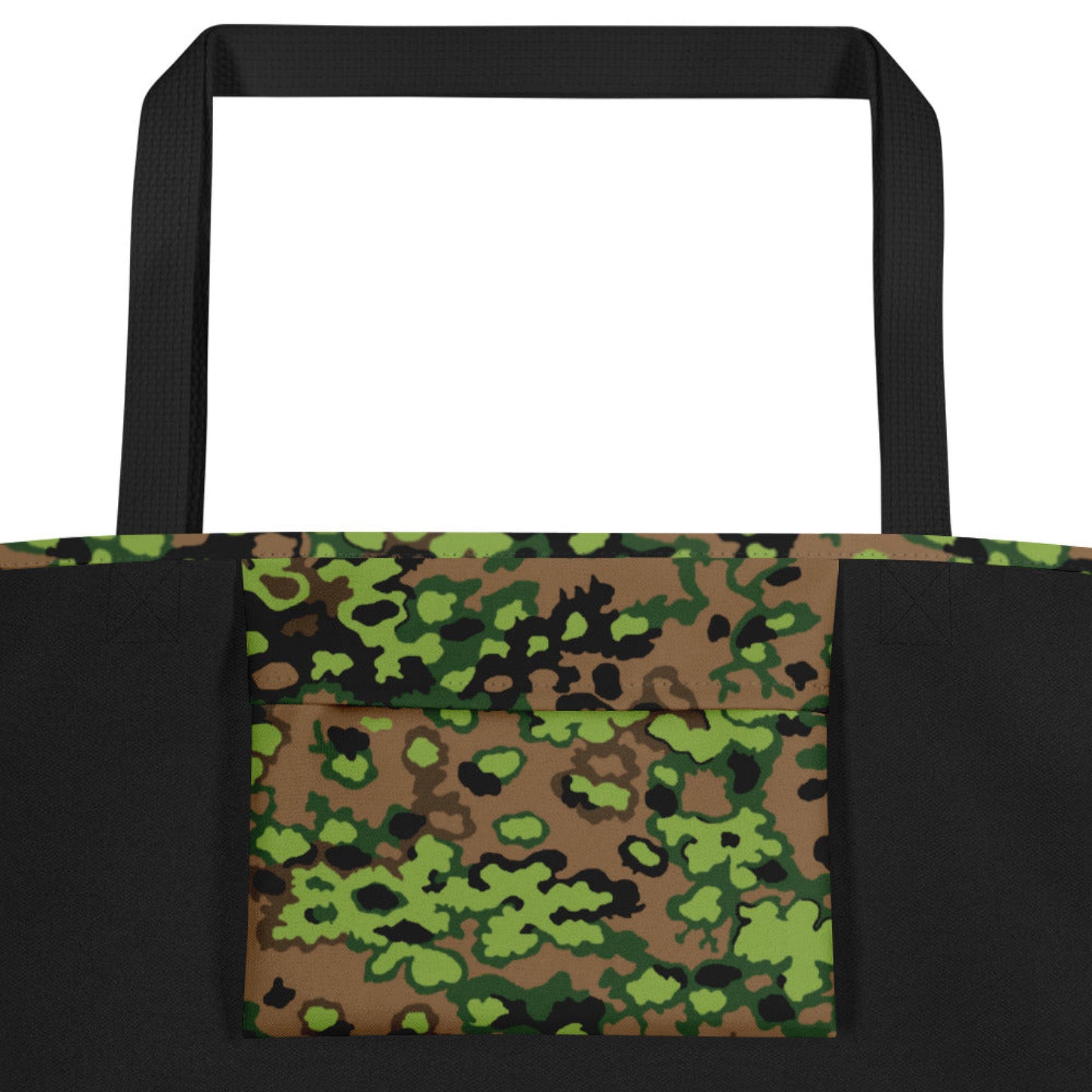 German Oak Leaf Eichenlaubmuster Spring CAMO Large Tote Bag