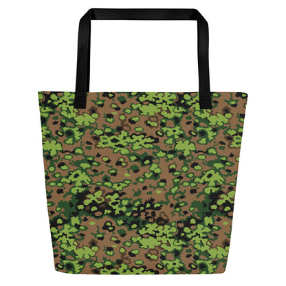 German Oak Leaf Eichenlaubmuster Spring CAMO Large Tote Bag