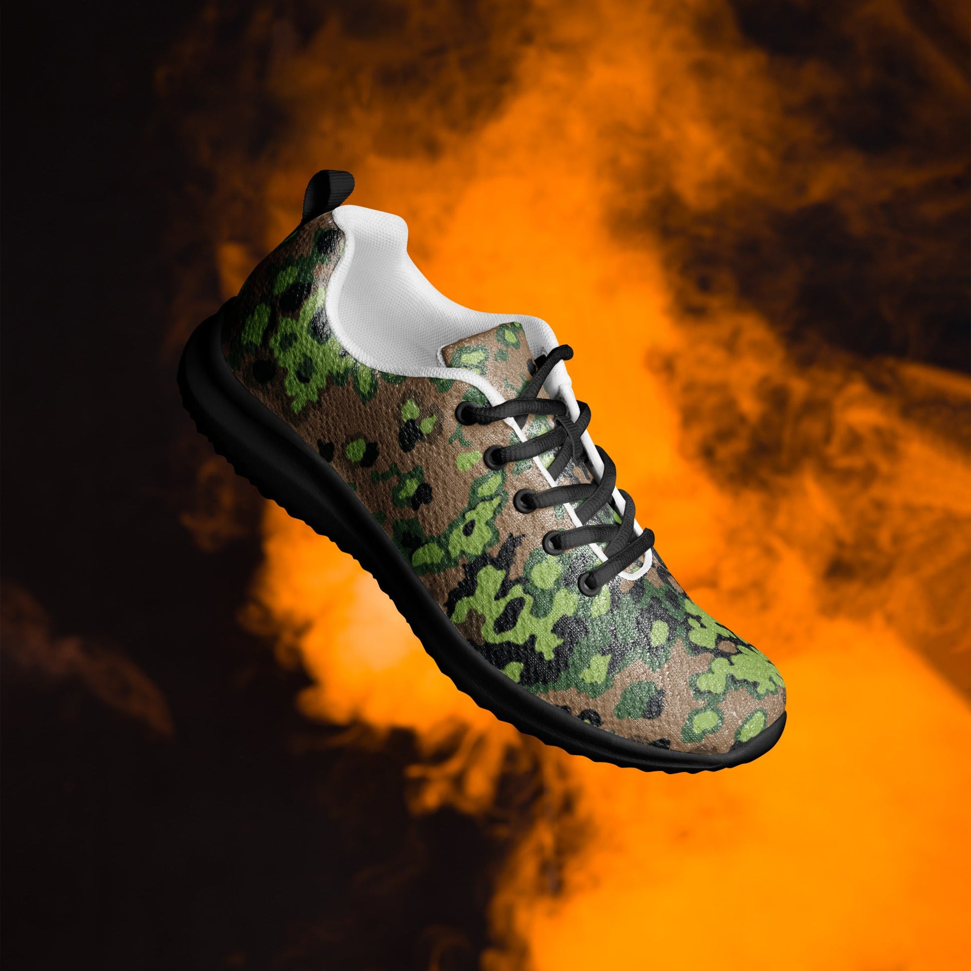 German Oak Leaf Eichenlaubmuster Spring CAMO Mens Athletic Shoes