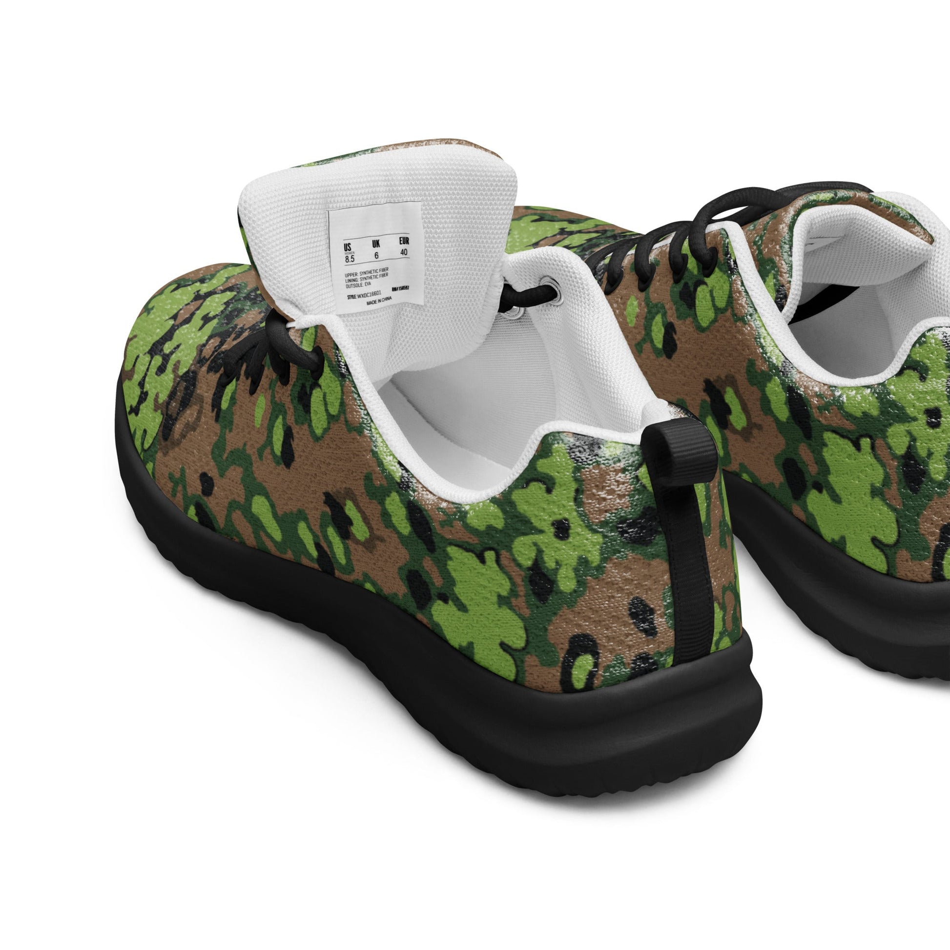German Oak Leaf Eichenlaubmuster Spring CAMO Mens Athletic Shoes