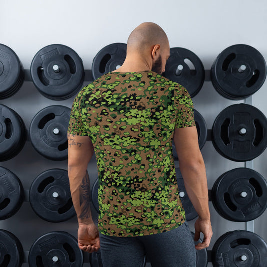 German Oak Leaf Eichenlaubmuster Spring CAMO Mens Athletic T-shirt - T-Shirts