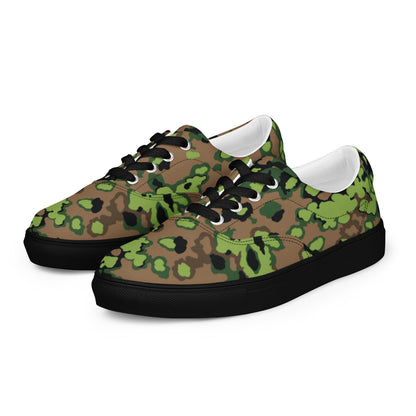 German Oak Leaf Eichenlaubmuster Spring CAMO Mens Lace-Up Canvas Shoes - Lace-up