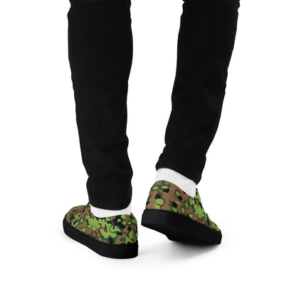 German Oak Leaf Eichenlaubmuster Spring CAMO Mens Lace-Up Canvas Shoes - Lace-up