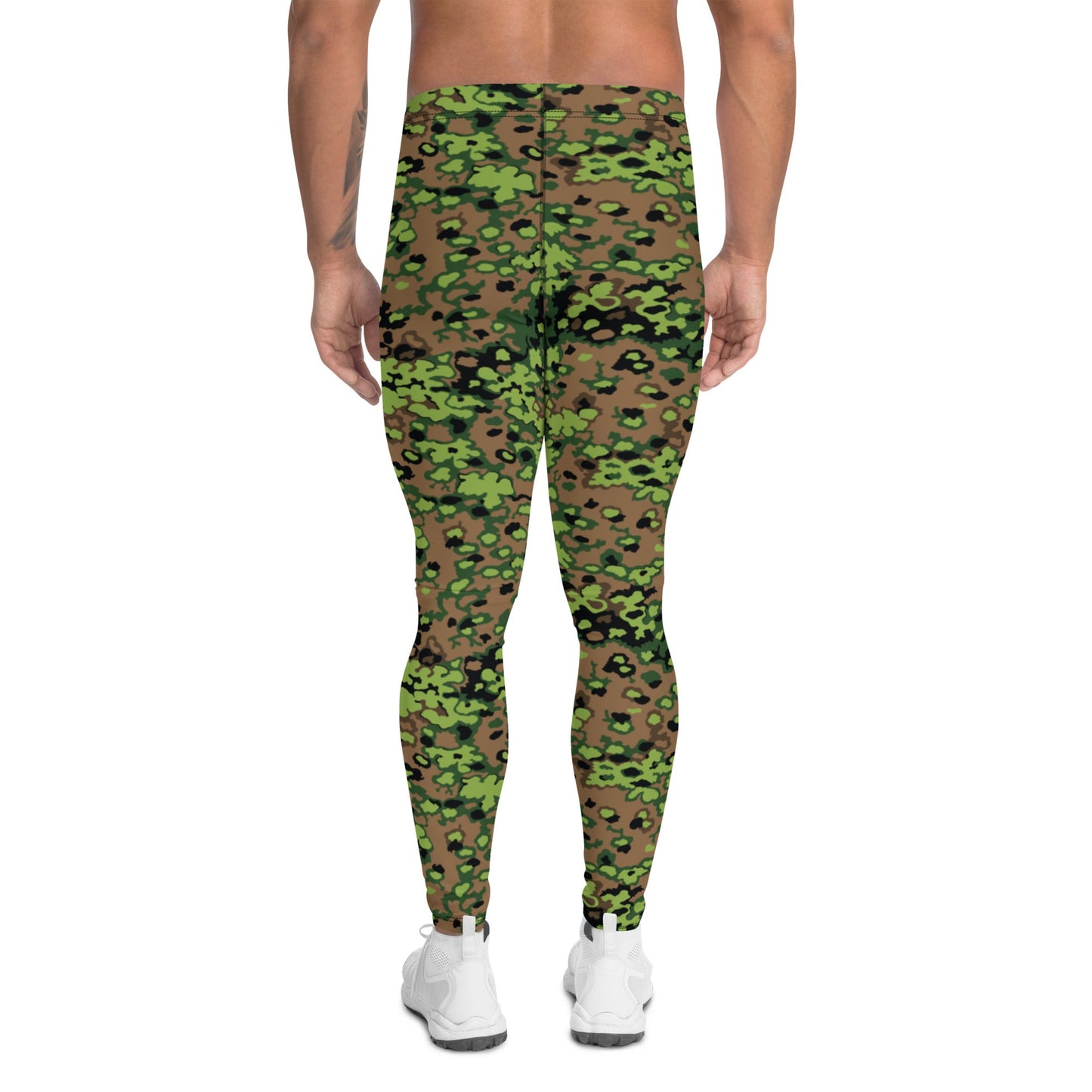 German Oak Leaf Eichenlaubmuster Spring CAMO Mens Leggings