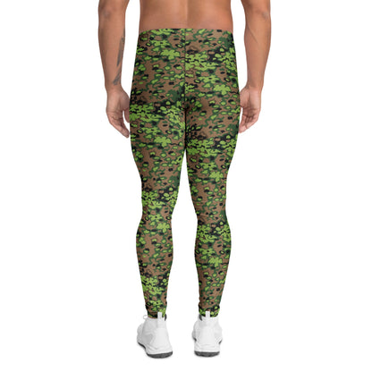 German Oak Leaf Eichenlaubmuster Spring CAMO Mens Leggings