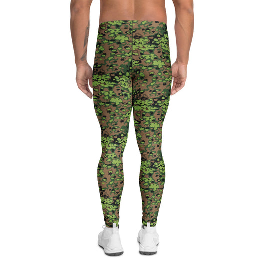 German Oak Leaf Eichenlaubmuster Spring CAMO Mens Leggings