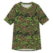 Oak Leaf Eichenlaubmuster Spring CAMO Mens Short-Sleeve Rash Guard - 2XS - SS