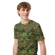 Oak Leaf Eichenlaubmuster Spring CAMO Mens Short-Sleeve Rash Guard - SS