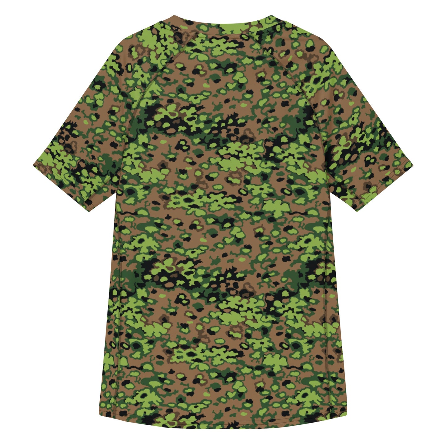 German Oak Leaf Eichenlaubmuster Spring CAMO Mens Short-Sleeve Rash Guard