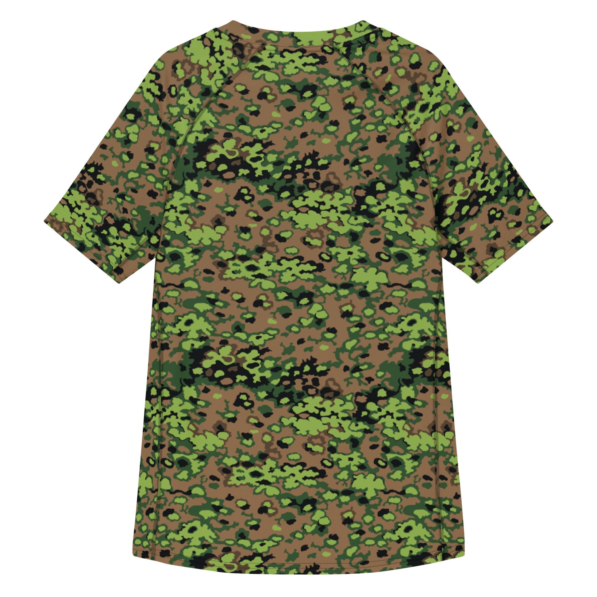 German Oak Leaf Eichenlaubmuster Spring CAMO Mens Short-Sleeve Rash Guard