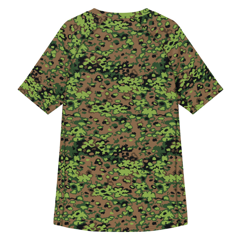 Oak Leaf Eichenlaubmuster Spring CAMO Mens Short-Sleeve Rash Guard - SS