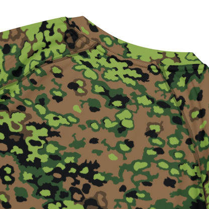 German Oak Leaf Eichenlaubmuster Spring CAMO Mens Short-Sleeve Rash Guard