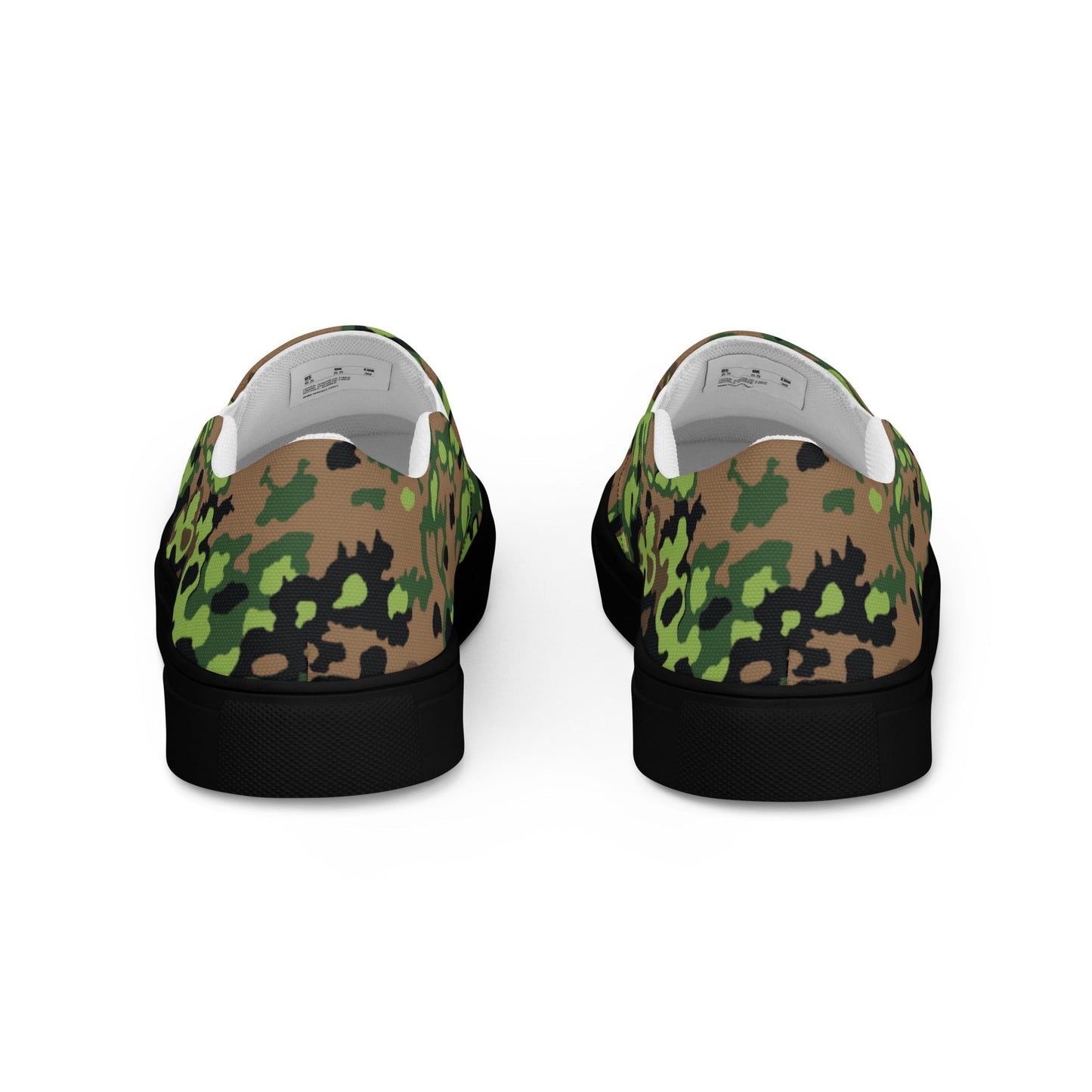 German Oak Leaf Eichenlaubmuster Spring CAMO Mens Slip-On Canvas Shoes
