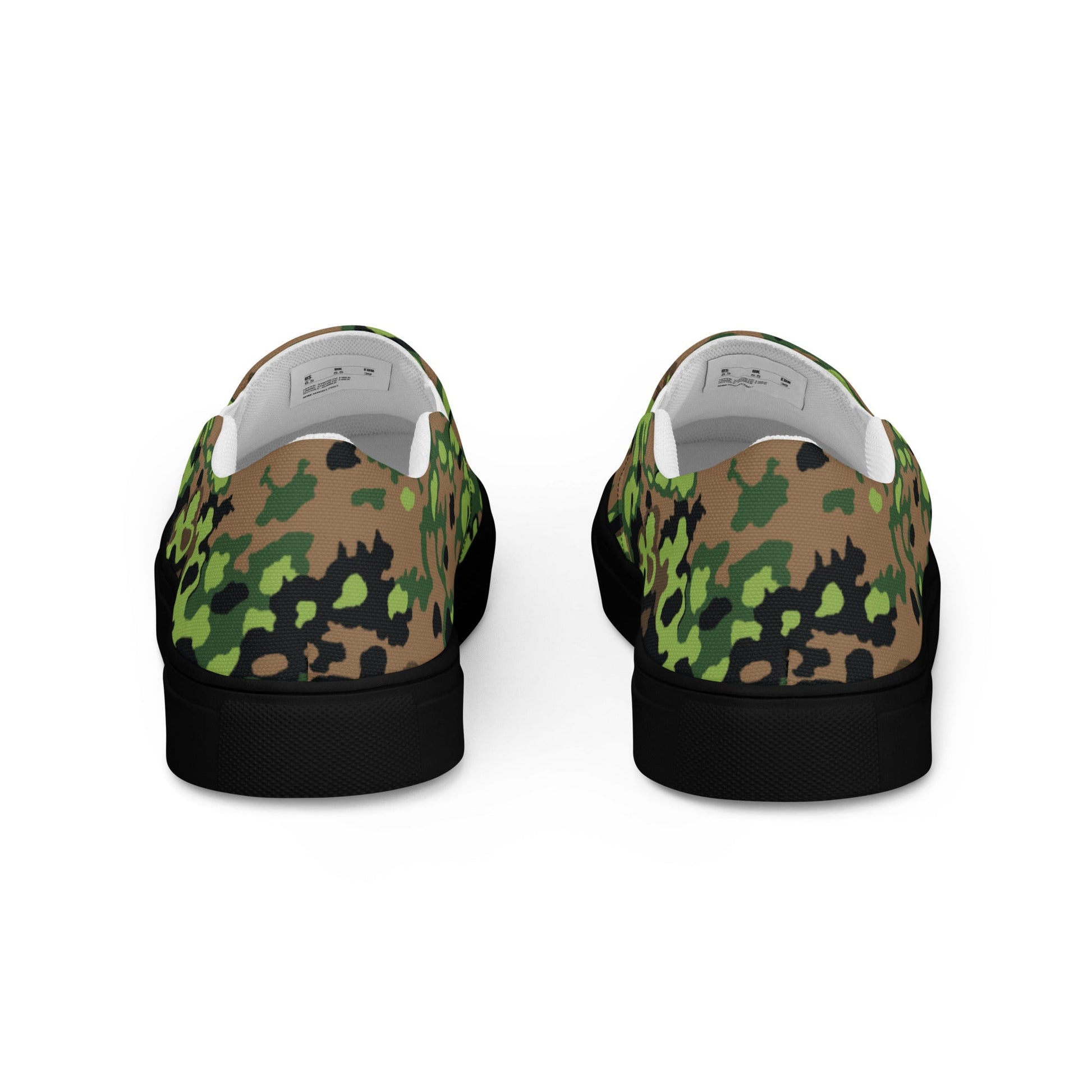 German Oak Leaf Eichenlaubmuster Spring CAMO Mens Slip-On Canvas Shoes