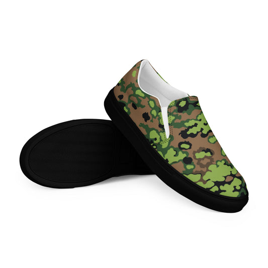 German Oak Leaf Eichenlaubmuster Spring CAMO Mens Slip-On Canvas Shoes - 5