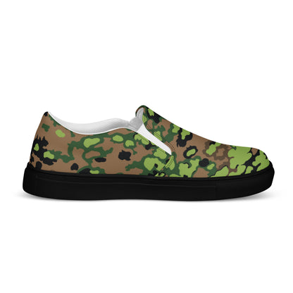 German Oak Leaf Eichenlaubmuster Spring CAMO Mens Slip-On Canvas Shoes
