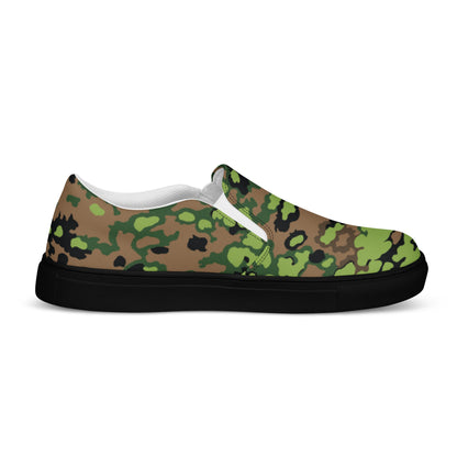 German Oak Leaf Eichenlaubmuster Spring CAMO Mens Slip-On Canvas Shoes