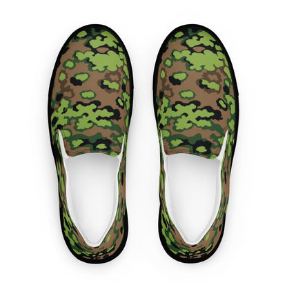 German Oak Leaf Eichenlaubmuster Spring CAMO Mens Slip-On Canvas Shoes